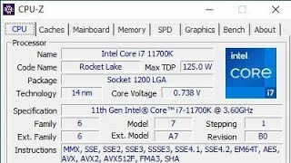 Intel Core i7-11700K : Blasting Off with Rocket Lake with Benchmarks