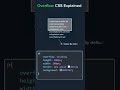 How to control overflow in CSS, Overflow explained #htmlfullcourse #htmltutorial #css #overflow #js