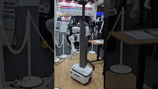 ugo wheeled #humanoid robot on display at #ltt2024 Logis-Tech Tokyo Sep 2024