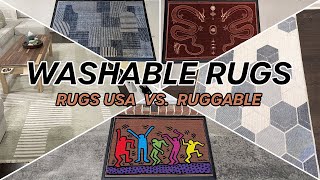 BEST Machine Washable Rugs \u0026 Doormats | Ruggable vs RugsUSA | 1 Year Later Indoor \u0026 Outdoor Review