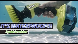 Ryobi Waterproof Scrubber