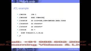 ibm mainframe training || Examples of JCL || learn mainframe