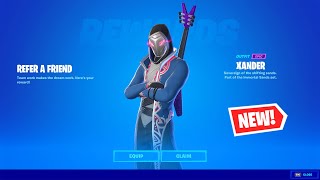 I UNLOCKED XANDER! How To Grind Refer A Friend 2! [Fortnite Chapter 3 Season 3]