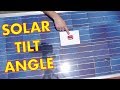 DIY Solar Panel: Best Angle for Solar Panels, Optimum Tilt Angle and Direction