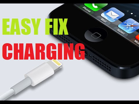 Iphone Not Charging Easy Fix - YouTube