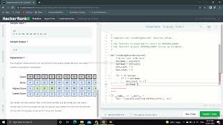 HackerRank Problem | Breaking the Records Problem | HackerRank fully solved problem with Python