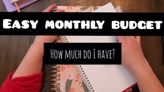 How to Budget | Quick and Easy Monthly Budget | Savings Goal