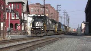 Norfolk Southern Train 19G Gets One BUMPY Ride!!!