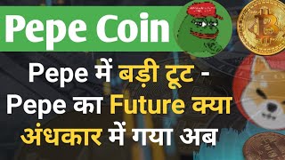 Pepe में बड़ी टूट - Pepe का Future खत्म || Pepe Coin News Today || Pepe Coin Price Prediction