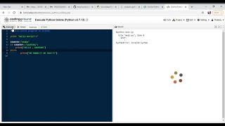 Online Python Compiler Online Python Editor Online Python IDE Python Coding Online Practice