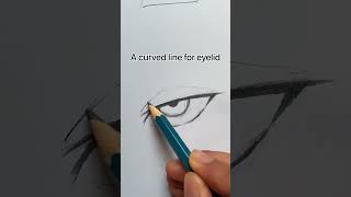 Easy way to draw anime eyes!!🔥-(eren yeager)