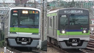 京王線を走る都営新宿線車両走行シーン(八幡山.若葉台)