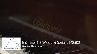 Bluthner Model 6  6'3\