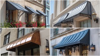 100 Stunning Metal Awning Ideas for Homes & Gardens | Modern Patio, Door & Window Designs