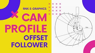 Cam profile for Offset follower (Malayalam) | Theory of machines | Auto design | Diploma | KTU