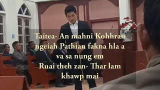 Taitea - Min lo kai angem ( Cover) Bawktlang Biak In ( An mahni Kohhran ngei ah)