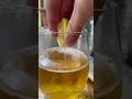 beer with lemon