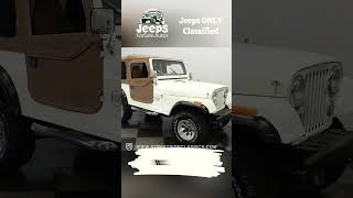 🏞️ Classic 1977 Jeep CJ7 for Sale! 🚙 Low Miles \u0026 Ready for Adventure!