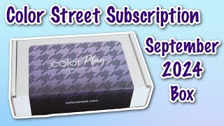 September Color Play Box | Dress Code - Color Street Monthly Subscription!