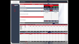 Project management dashboard - Buy from https://premiumexcel.etsy.com