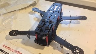 Cheap quadcopter QAV250 frame assembly