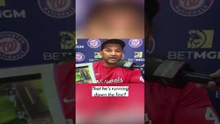 😠 Nats manager Davey Martinez pulls receipts after missed call ⚾ | #shorts | NYP Sports