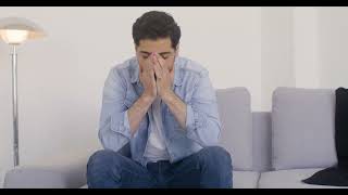 Worried Sad Man Depression | Free Stock Footage Video | No Copyright |