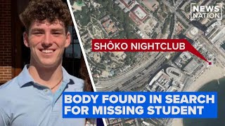 Body recovered in search for missing American student in Barcelona | NewsNation Live