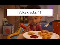 Chicken Stars but It counts every voice crack