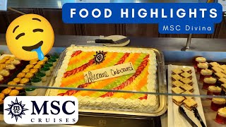 MSC Divina Food Highlights