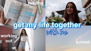 productive day in my life (getting my life together vlog)- working out, skincare, summer reading