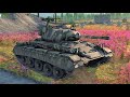 War Thunder: M24 Chaffee American Light Tank Gameplay [1440p 60FPS]