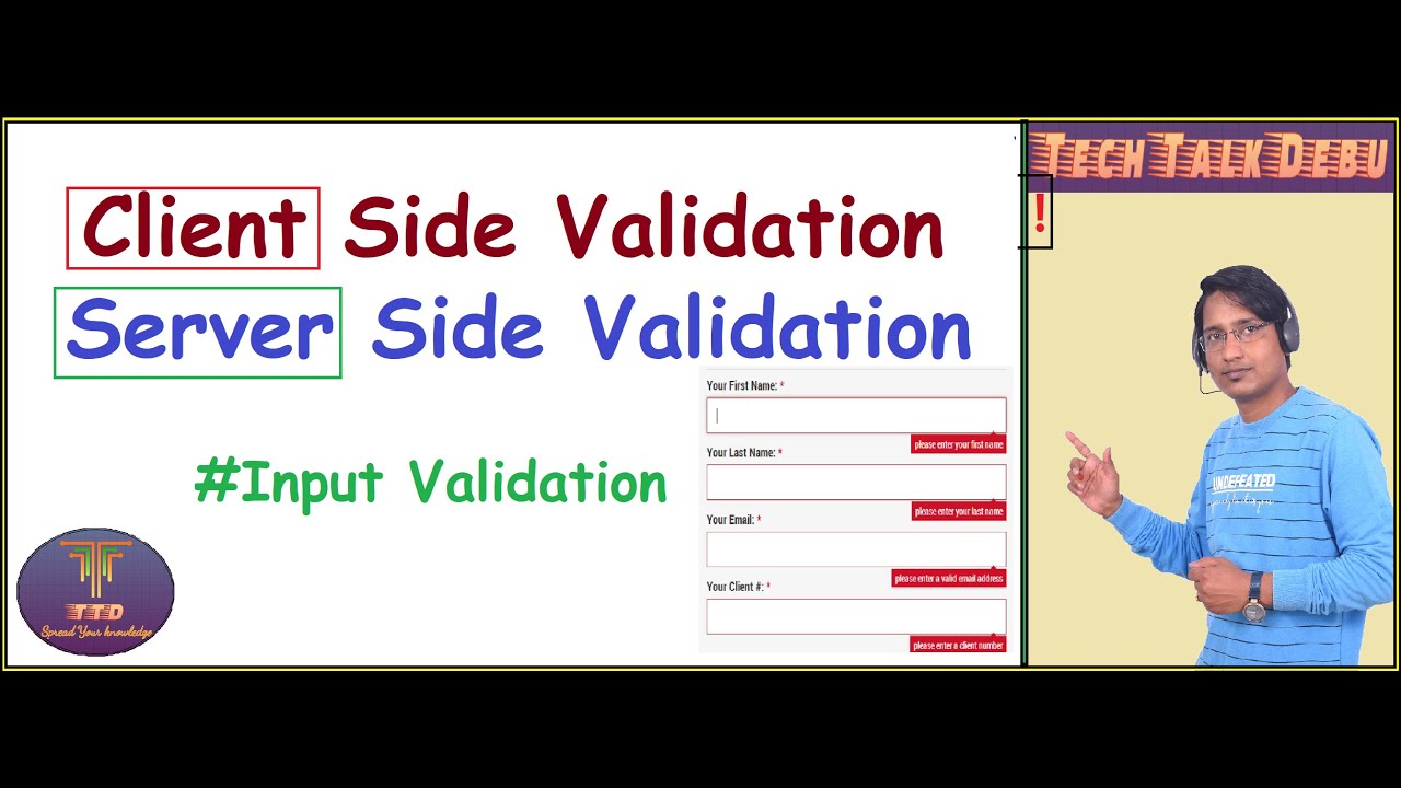 Client-Side Vs Server-Side Validation | What Is Client-side & Server ...