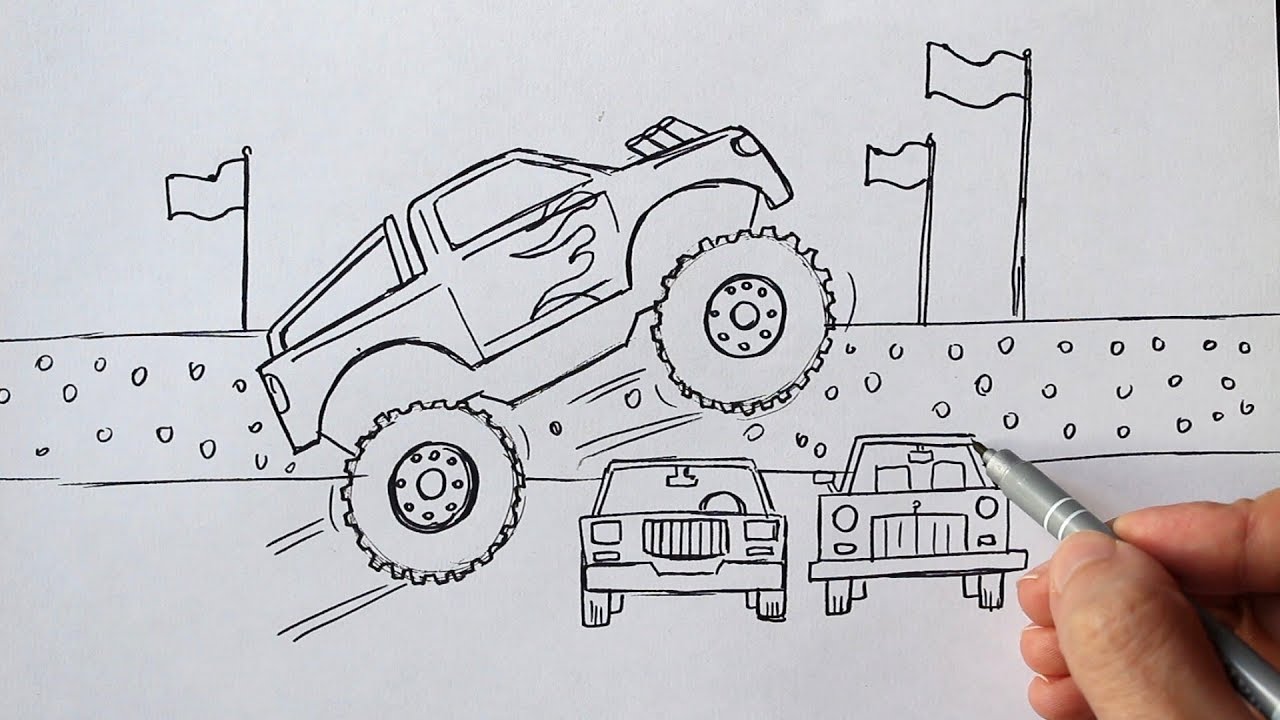 Outstanding Info About How To Draw Grave Digger Welfareburn20