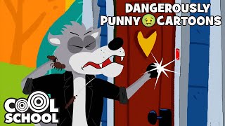 Fleas! Open the Door 🤢 DANGEROUSLY PUNNY Jokes for Kids + More! [90 MINUTES] Cool School Cartoons