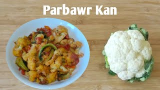 Parbawr Kan/Masala Cauliflower Recipe/Mizo Eisiam @RosysKitchenMizoram