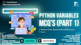 Python Variables MCQ | Python Variables Quiz 🔄 | MCQ Practice for Beginners & Interviews (Part 1)