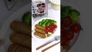 早午餐brunch#美食 #food #食譜 #recipe#小吃 #snack#黑胡椒烤腸#Black pepper sausage#早餐#breakfast #簡餐#light meal