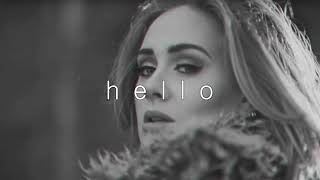 adele - hello (sped up)