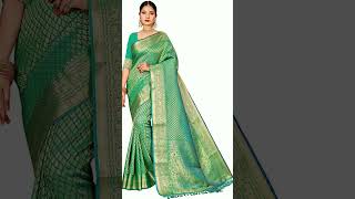 कांजीवरम बेस्ट 6 साडी कलेक्शन | Kanjivaram pure soft silk handloom saree | #shorts #short