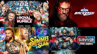 Every WWE PPV Poster in 2022