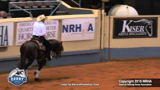 Walla Whiz Affair ridden by Thiago Boechat  - 2015 NRHA Derby (Open Derby)