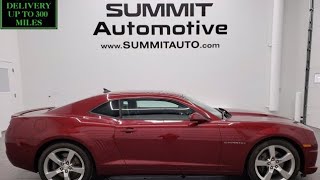 2011 CHEVROLET CAMARO 2SS MOON HEATED LEATHER RED JEWEL TINCOAT WALK AROUND REVIEW 11610Z SOLD!