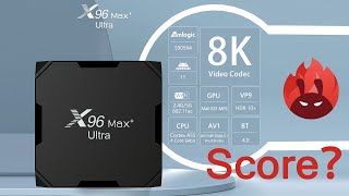 X96 Max Plus Ultra S905x4 Chip Android Tv Box 11 8k Dual Wifi Ott Tv Box 4GB 32GB Smart set top box