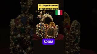 Top 5 Most expensive Crowns. #shorts #top5 #crown #coronation #king #queen #jewels #expensive