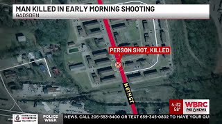 Man killed in Gadsden shooting