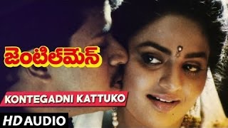 Kontegadni Kattuko Full Song || Gentleman Songs || Arjun, Madhubala, A.R. Rahman || Telugu Songs