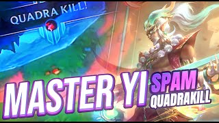 Wild Rift Master Yi QUADRAKILL in Season 15 (BROKEN BUILD)