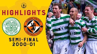 Celtic 3-1 Dundee United | Henrik Larsson Scores Double! | Scottish Cup Semi-Final 2000-01