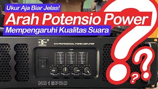 Apakah Arah Knob Power Menentukan Karakter Suara Speaker?